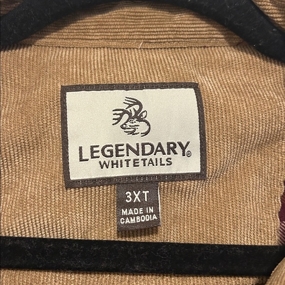 Men’s Legendary Whitetails Cotton Long Sleeve Plaid Flannel Top Size 3XT - Picture 4 of 8